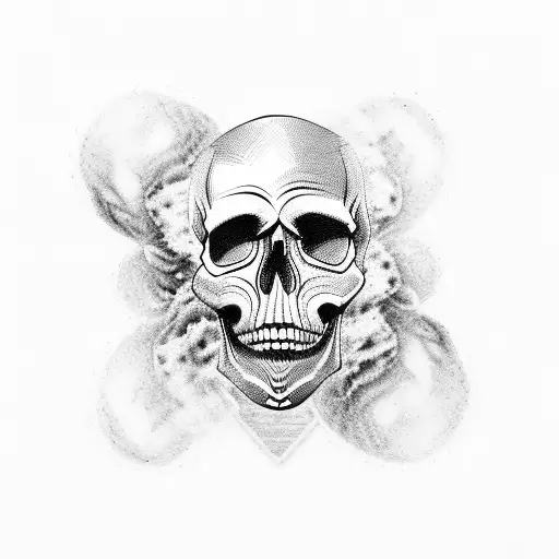 Skull Made With Smoke
