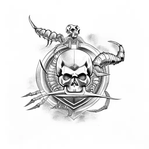 Skull With Scorpion Inside