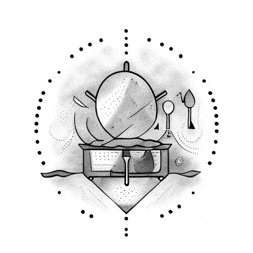 Chef Knife With Gastronomic Filling