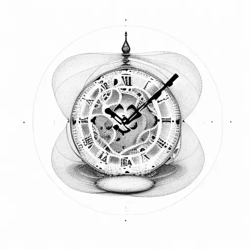 Clock Melting On A Hand