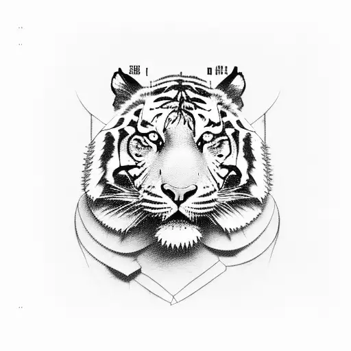 Tiger With Phrase Work Hard Have Fun Be Coachable