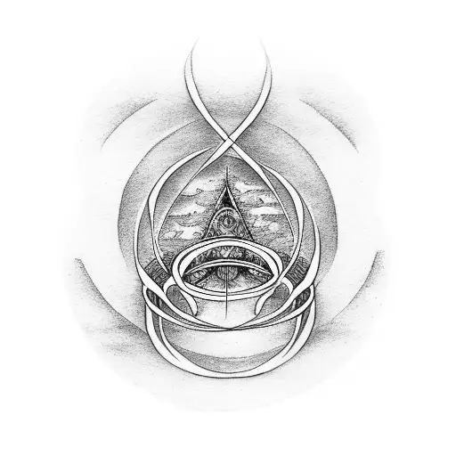 A Delicate Tattoo Of The One Ring Inscription From Lord Of The Rings