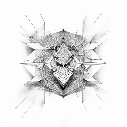 An Abstract Representation Of Freedom Using Dotwork