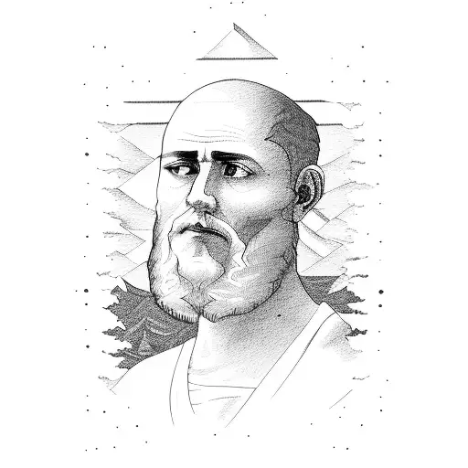 A Stoic Philosopher Reading A Book In The Colorado Mountains