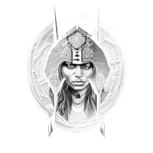 Female Aboriginal Warrior