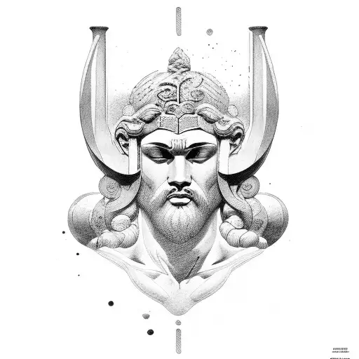 Greek Gods With An Aesthetic Body Doing A Double Biceps