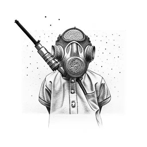 Children With Gas Mask