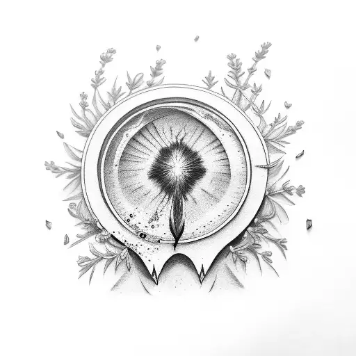 Lavender With A Cardinal