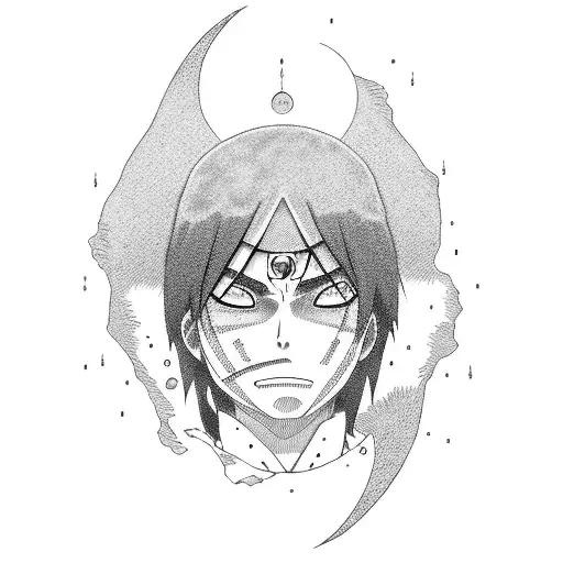 Itachi Infront Of Moon