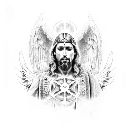 Angel Warrior Jesus