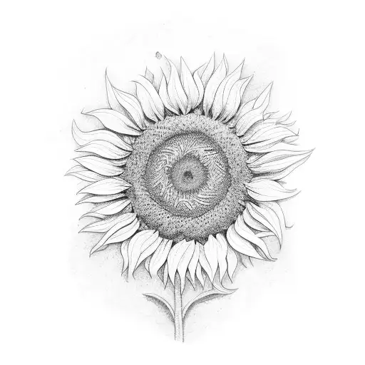 Sunflower In Frame