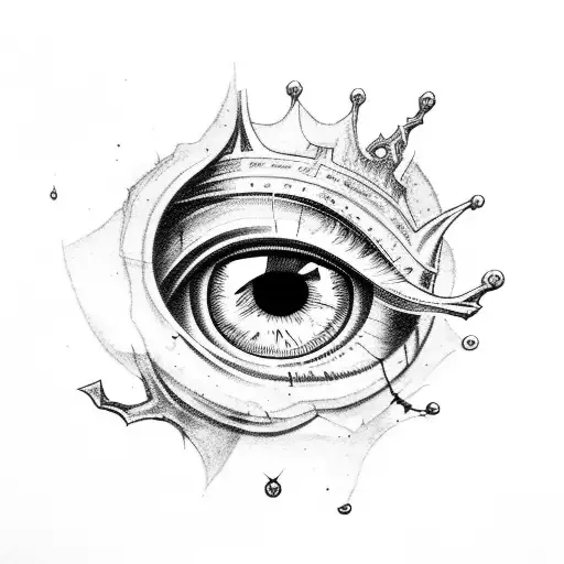 Eye With A Crown Of Scars