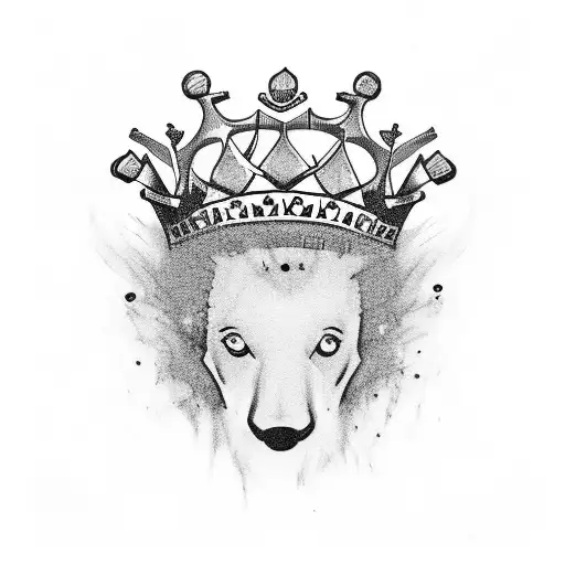 Basquiat Crown With Word Love