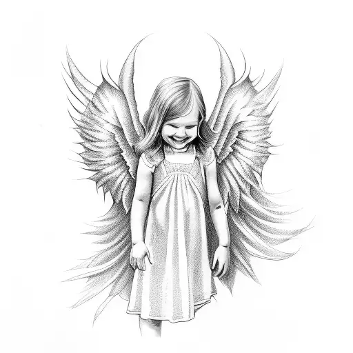 Daughter Angel Baby Pure Smile