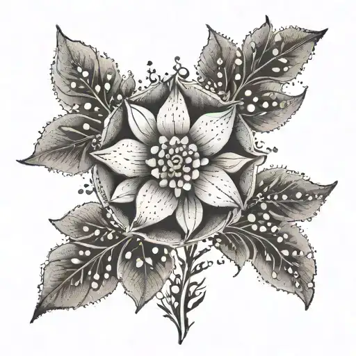 Eidelweiss Flower With Stem