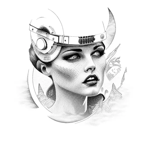 A Vintage Car With A Mccarthy-inspired Background