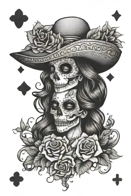 Mexicain Skull Kiss Women