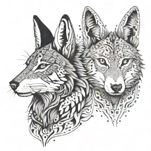 Rabbit And Wolf Face