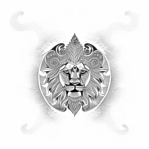 Sri Lankan Flag Lion Tribal With Collingwood Magpie