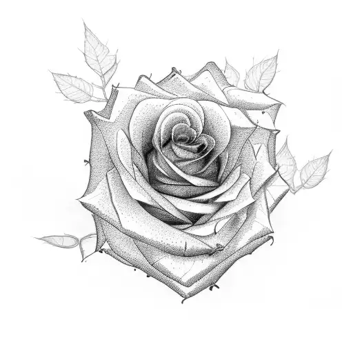 Three Rose That Looks Like A Tree