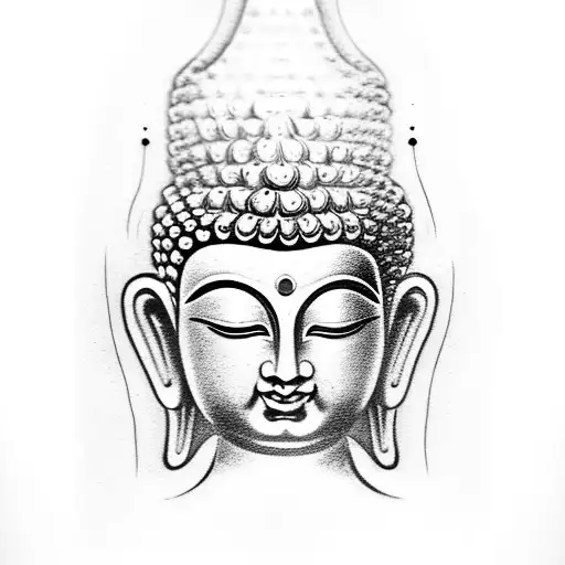 Buddha Head Full Back