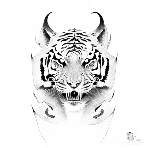 Dragon Fighting Tiger Sleeve