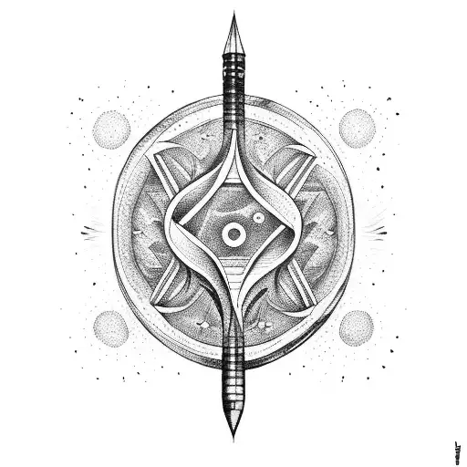 Caduceus Crescent Moon