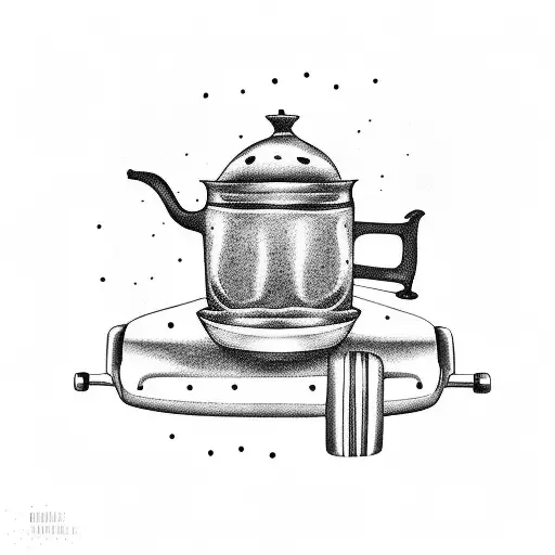 A Vintage Car Transformed Into A Steaming Coffee Machine