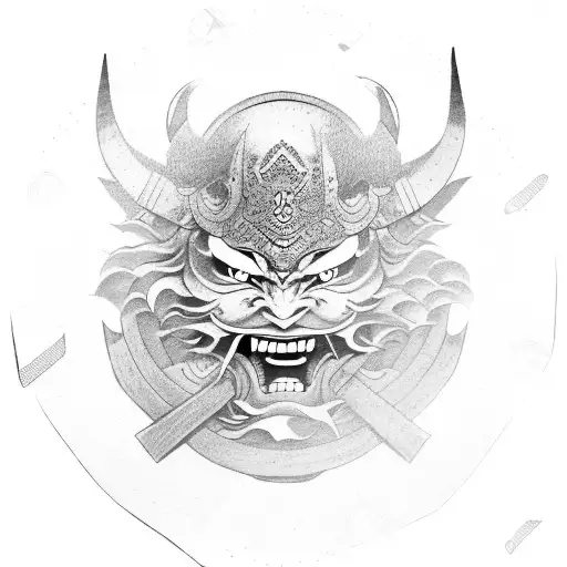 Samurai Hannya Mask