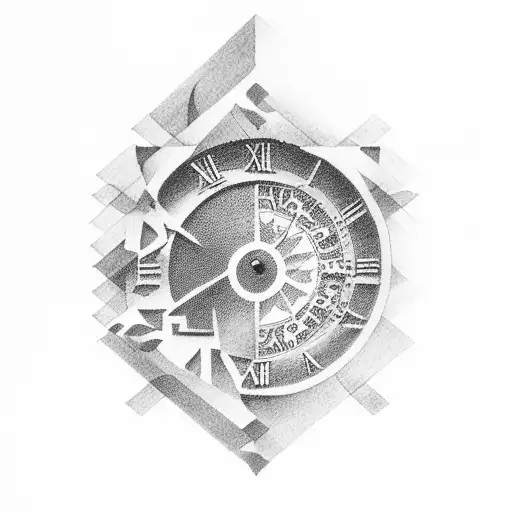 Birth-date Roman Numerals Fine Lines