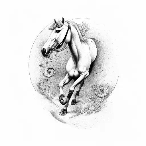 Man On A White Horse