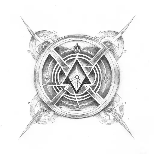 Transformation Circle Full Metal Alchemist Hand