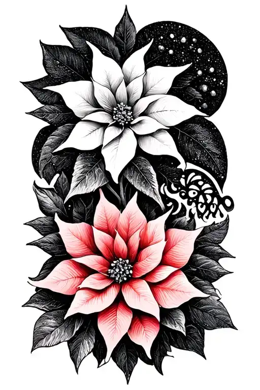 Poinsettia And Seastar And Sunshine You Temptress