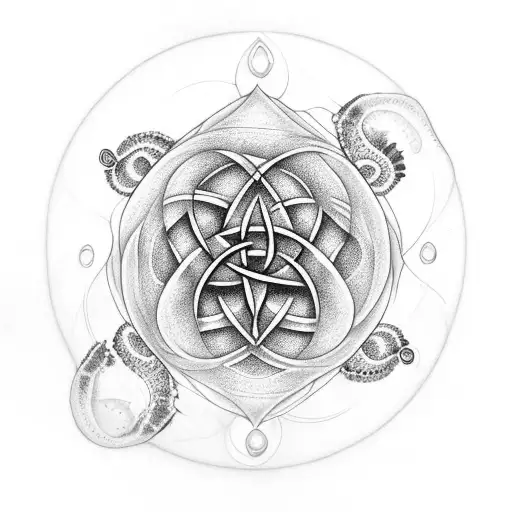 Triquetra Symbol In Jellyfish