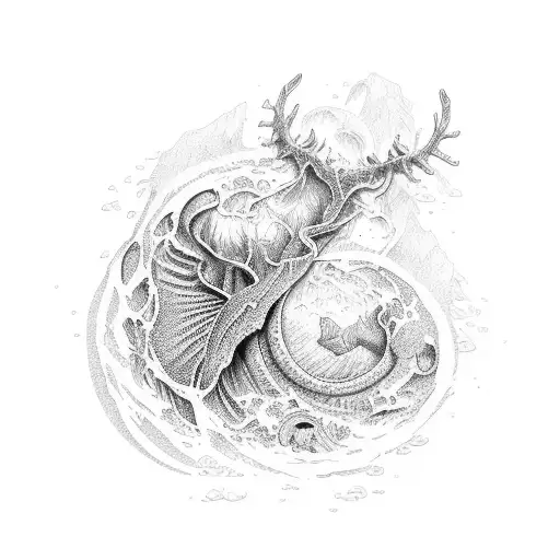 An Open Bible With Intricate Travel And Nature Scenes Flowing Out Of Its Pages