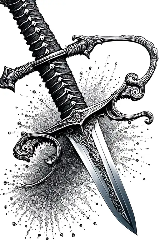 Sword Going Down Spine