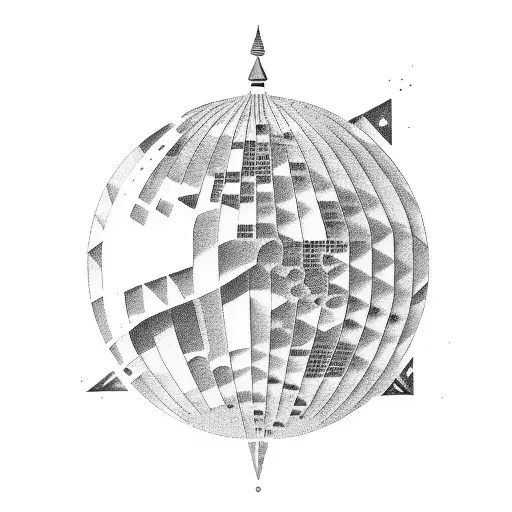 Orange But Disco Globe