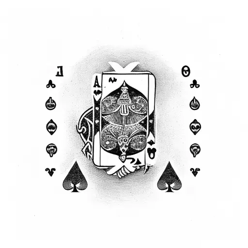 Ace Of Clubs With Penguin In It
