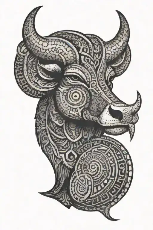 Incorporate Symbols Of Aztec Culture And The Dallas Mavericks Into A Tattoo Design