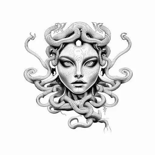 Medusa Abstract Feminine