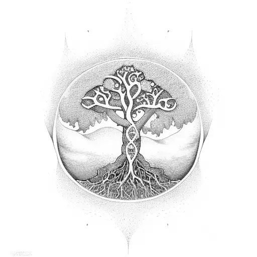 Mystical Tree Of Life