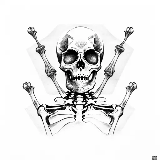 Skeleton With Sheets