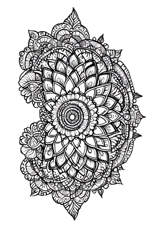 Mandala Tattoo Featuring