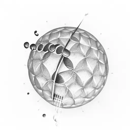 A Cricket Ball Splitting Into Mathematical Equations And Musical Notes Upon Impact