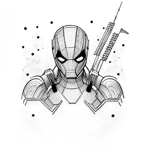 A Marvel Superhero Playing A Musical Instrument