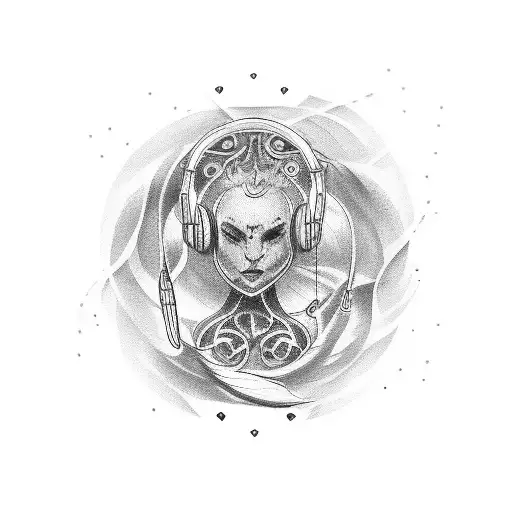 Design A Tattoo That Symbolizes The Strength Of Overcoming Heartbreak Through Music