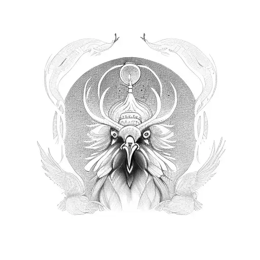 Yggdrasil With Rooster