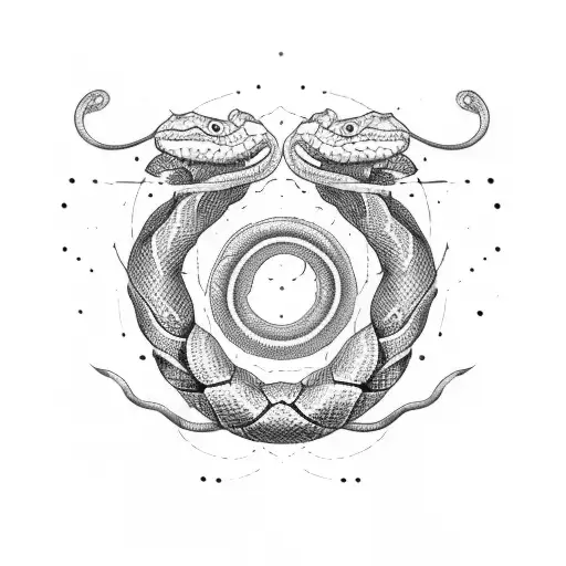 Dainty Ouroboros Snake