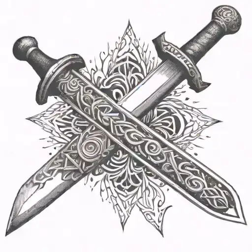 Sword On The Forearm