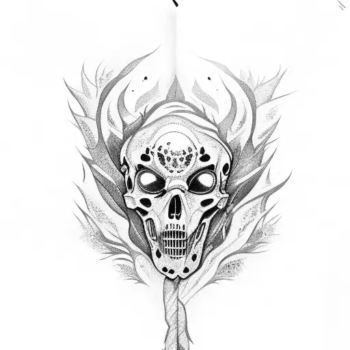 An Open Book With Intricate Details And A Bookmark Featuring A Horror Movie Poster